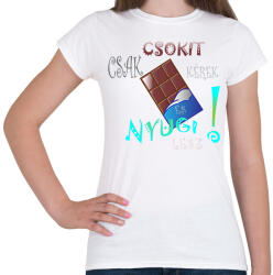 printfashion csoki - Női póló - Fehér (10949012)