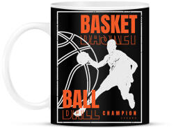 printfashion kosárlabda - Bögre - Fekete (13769915)