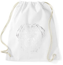 printfashion Labrador fej - Sportzsák, Tornazsák - Fehér (11842680)