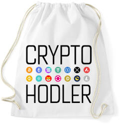 printfashion Crypto Hodler - Sportzsák, Tornazsák - Fehér (12571573)