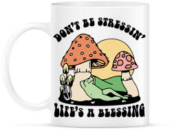 printfashion Az élet áldás - Bögre - Fehér (13469028)