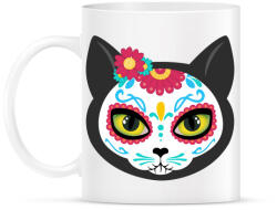 printfashion Mexikói cukorkoponya - Bögre - Fehér (4239001)