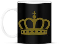 printfashion korona - Bögre - Fekete (14159721)