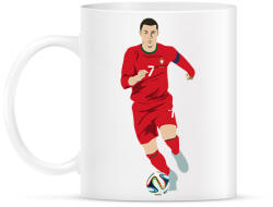 printfashion Cristiano Ronaldo - Bögre - Fehér (13067134)