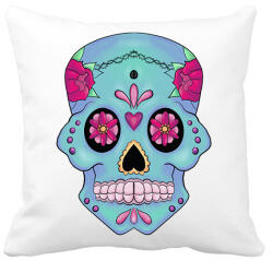 printfashion SUGARSKULL - Párnahuzat, Díszpárnahuzat - Fehér (15053838)