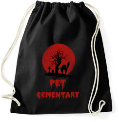 printfashion pet cementary - Sportzsák, Tornazsák - Fekete (1795261)