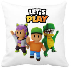 printfashion Let's play - Stumble - Párnahuzat, Díszpárnahuzat - Fehér (16081262)