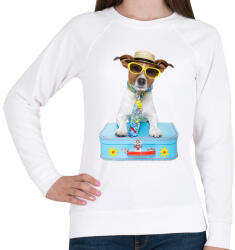 printfashion Jack Russel póló - Női pulóver - Fehér (1008803)