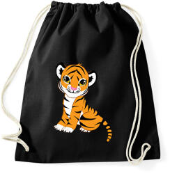 printfashion Baby Tiger - Sportzsák, Tornazsák - Fekete (2359409)