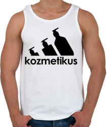 printfashion Kozmetikus - paródia - Férfi atléta - Fehér (15868157)