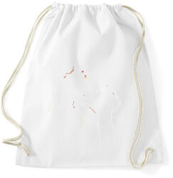 printfashion Ló és lovas - Sportzsák, Tornazsák - Fehér (12663803)