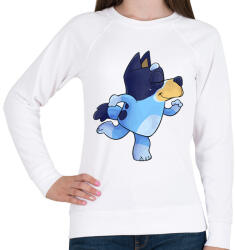 printfashion Ice doggo - Női pulóver - Fehér (2016835)