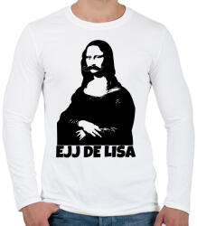 printfashion BETYÁROS LISA - Férfi hosszú ujjú póló - Fehér (10024503)
