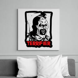 printfashion Terrifier bohóc - Vászonkép - Fehér (14793629)