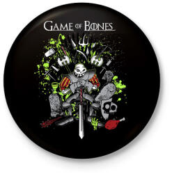 printfashion MediEvil - Game Of Bones - Kitűző, hűtőmágnes - Fekete (3099350)