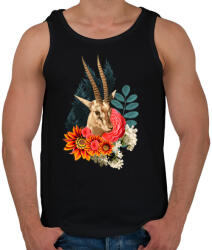 printfashion Varázslatos antilop - Férfi atléta - Fekete (108469)