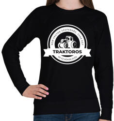 printfashion Szuperhős Traktoros - Női pulóver - Fekete (2166853)