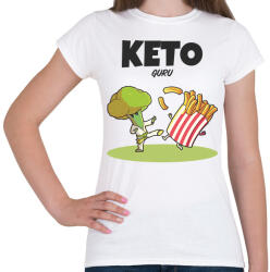 printfashion KETOGURU - Női póló - Fehér (10764422)