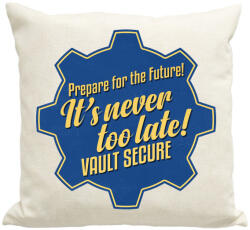 printfashion Vault Secure - Párnahuzat, Díszpárnahuzat - Lenvászon (659356)