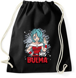 printfashion His Bulma - Sportzsák, Tornazsák - Fekete (417876)