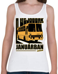 printfashion A Legjobbak - Női atléta - Fehér (6021818)