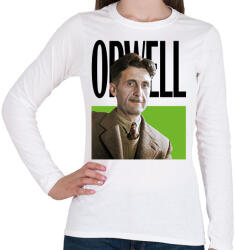 printfashion Orwell - Önarckép - Női hosszú ujjú póló - Fehér (7119530)