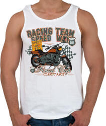 printfashion racing team - Férfi atléta - Fehér (4637396)