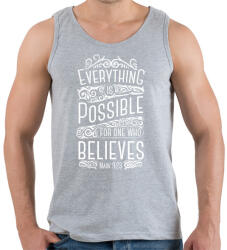 printfashion Minden lehetséges - Férfi atléta - Sport szürke (145946)