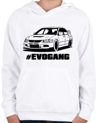 printfashion EvoGang - Gyerek kapucnis pulóver - Fehér (14817611)