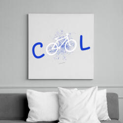printfashion COOL - Vászonkép - Fehér (6627553)