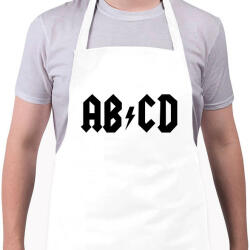 printfashion ABCD - Kötény - Fehér (7329344)
