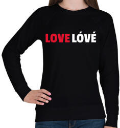 printfashion LOVE LÓVÉ - Női pulóver - Fekete (10870746)