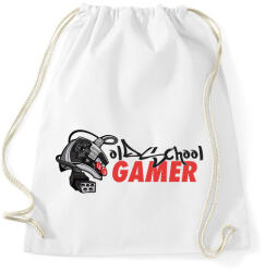 printfashion Old School Gamer - Sportzsák, Tornazsák - Fehér (2693825)