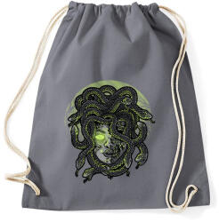 printfashion Medúza - Sportzsák, Tornazsák - Grafitszürke (319346)
