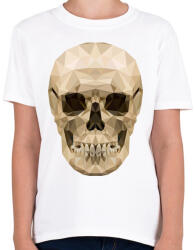 printfashion Halálfejes póló - Gyerek póló - Fehér (1013681)