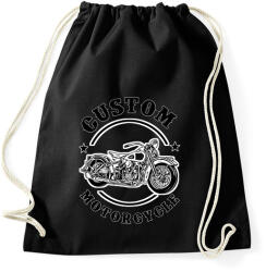 printfashion custom motorcycle - Sportzsák, Tornazsák - Fekete (11595969)