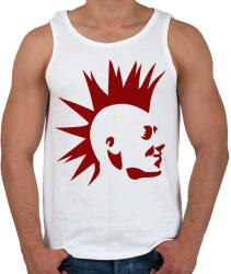 printfashion Punk - Férfi atléta - Fehér (1301098)