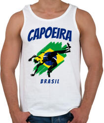 printfashion CAPOEIRA BRASIL - Férfi atléta - Fehér (9406880)