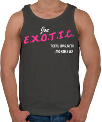 printfashion Joe Exotic - Férfi atléta - Sötétszürke (2534038)