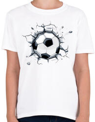 printfashion Focilabda - Gyerek póló - Fehér (11885576)