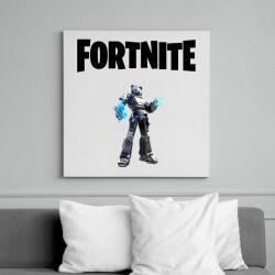 printfashion Fortnite Black Mecha Team - Vászonkép - Fehér (6632139)