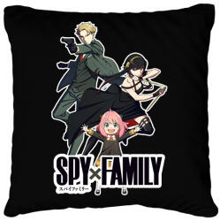 printfashion Spy x Family - Párnahuzat, Díszpárnahuzat - Fekete (14859520)