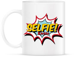 printfashion Selfie király - Bögre - Fehér (1081103)