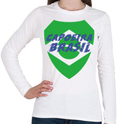 printfashion CAPOEIRA BRASIL - Női hosszú ujjú póló - Fehér (9427097)