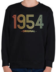 printfashion 1954 - Gyerek pulóver - Fekete (11974471)