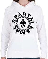 printfashion Spártai Kemál - Női kapucnis pulóver - Fehér (3266300)