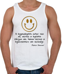 printfashion a leggazdagabb ember - Férfi atléta - Fehér (1931100)