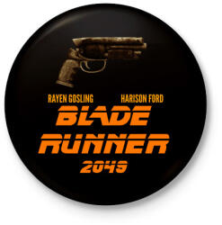 printfashion blade runner 2049 - Kitűző, hűtőmágnes - Fekete (3100489)