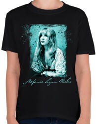 printfashion Stephanie Lynn Nicks - Gyerek póló - Fekete (2992042)