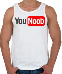 printfashion you noob - Férfi atléta - Fehér (2792105)